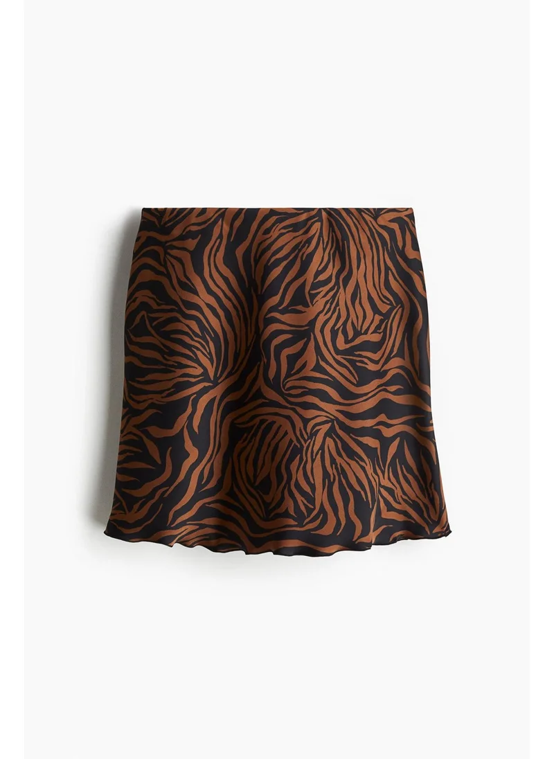 H&M Satin slip skirt
