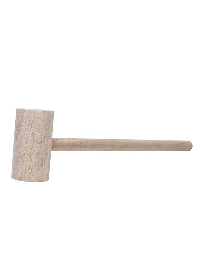 Mihey 12 Pack Wooden Crab or Lobster Mallets Seafood Hammers, Natural Beechwood - Image 2