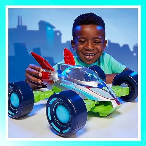 PJMASKS سيارة تحويل PJ Masks Power Heroes PJ Explorider مع 3 أوضاع وأضواء وأصوات ألعاب للأولاد والبنات من 3 سنوات وما فوق ألعاب رياض الأطفال - Image 5
