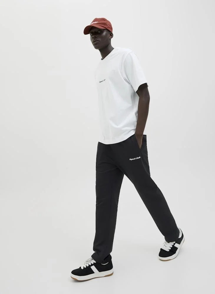 جاك اند جونز Logo Drawstring Sweatpants