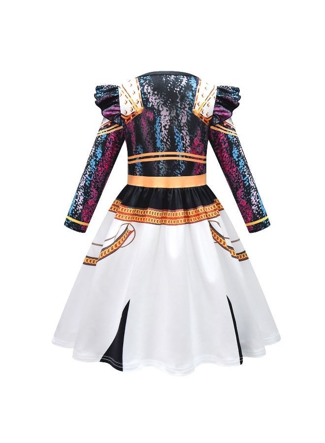 general K-Pop Demon Hunters Children's Dress Holiday Party Performance Costume Feifei Sleeve Cosplay Long Sleeve - Image 2