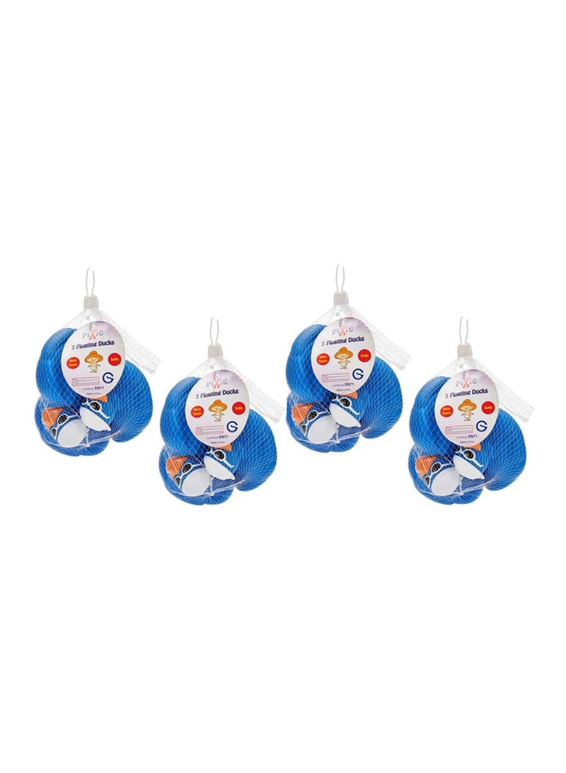 Pixie Pixie Floating Ducks Blue, Pack of 4  - Image 2