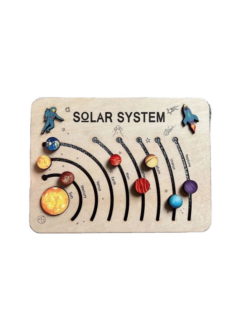 جريت بك Montessori Wooden Puzzles for Solar System - Image 1