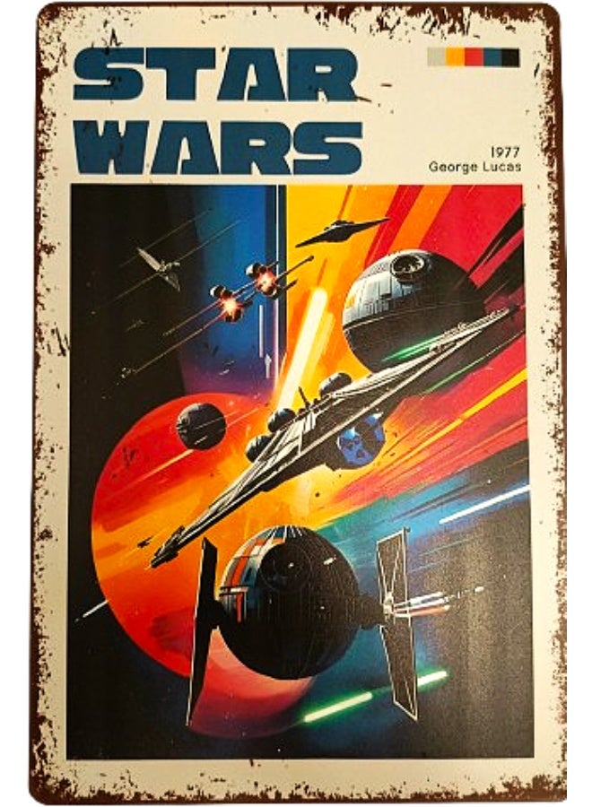 STAR WARS Retro Tin Sign Star Wars - Image 1