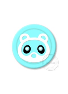 Nintendo Switch Lite Remote Sensing Cap Cherry Blossom Fox Mushroom Head Joystick Leaf Digital Computer/game Console Protective-Product Color:Blue Background White Civet Cat