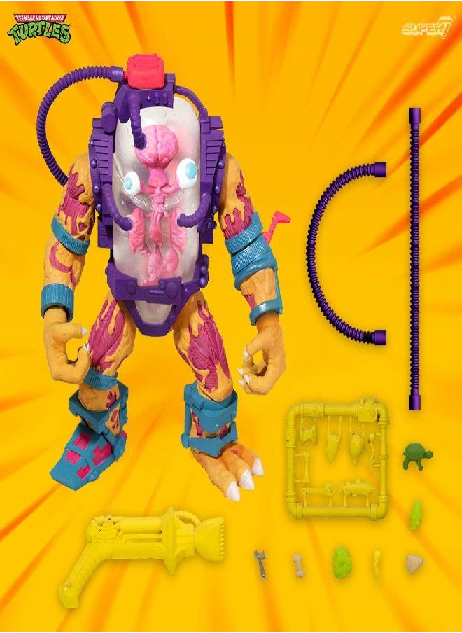 Super7 Teenage Mutant Ninja Turtles: Mutagen Man Ultimates Action Figure,Multicolor