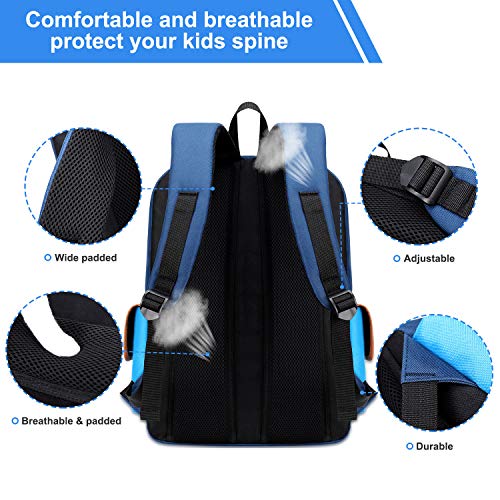 weiatas Kids Backpack Children Bookbag Preschool Kindergarten Elementary School Bag for Girls Boys - Image 3