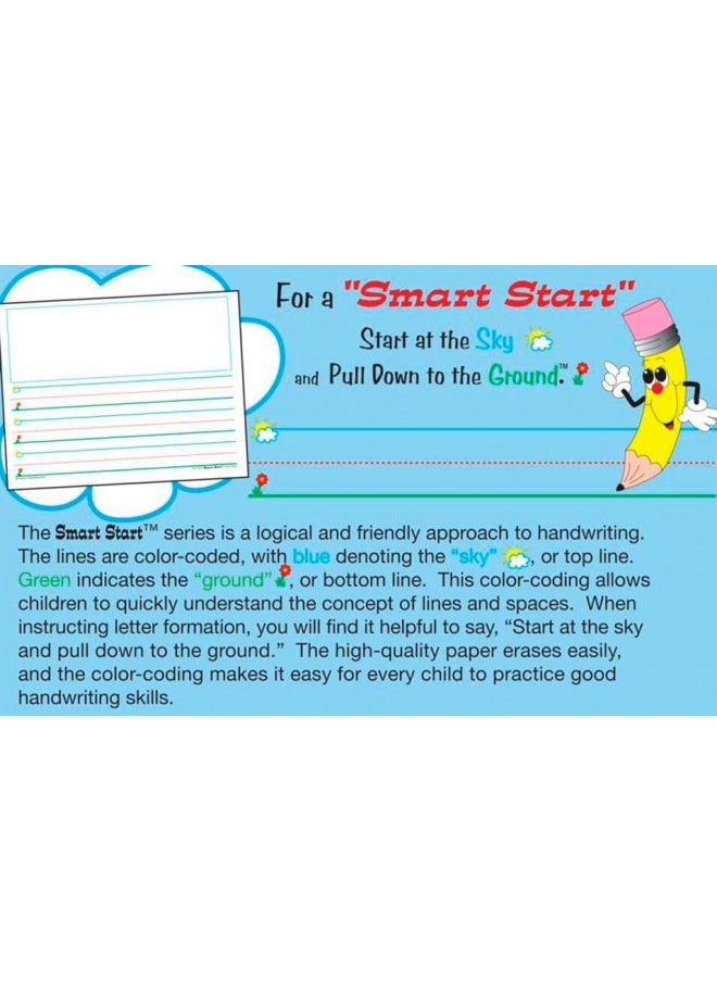 Teacher Created Resources Smart Start K-1 Story Paper: 40 Sheet Tablet (76510), White