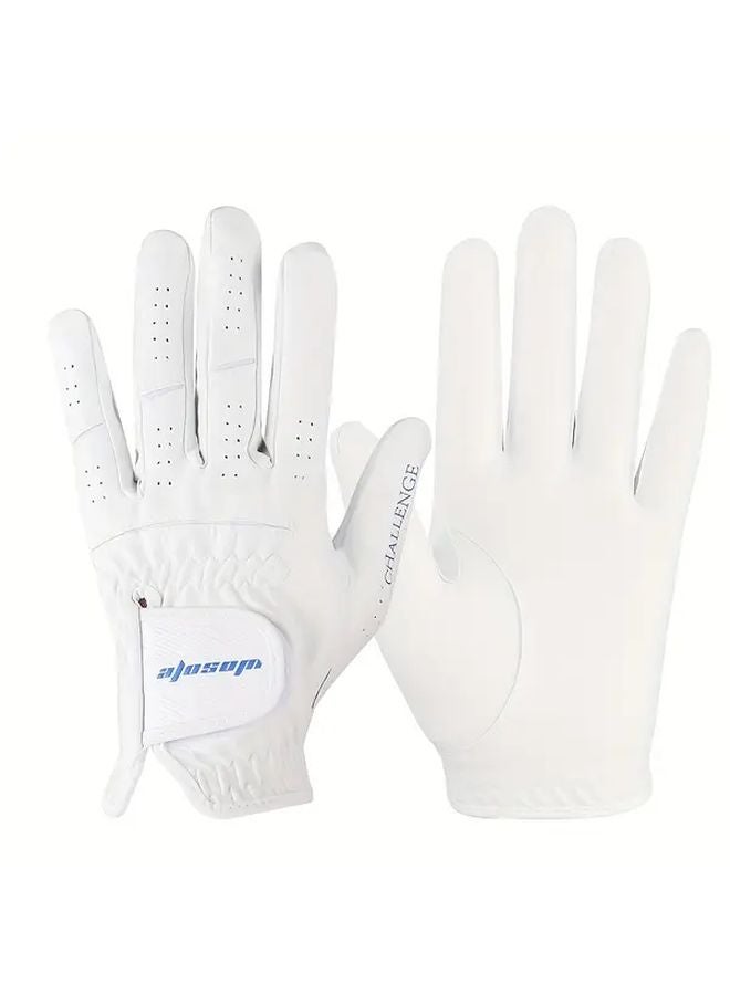 قفاز جولف للرجال من ووسوفي لليد اليسرى مقاس L - مادة نانوية ناعمة قابلة للتنفس وسهلة التنظيف - Image 3