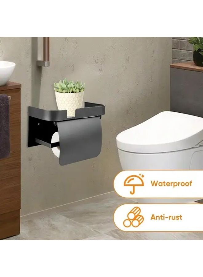 Pole Version Wall Mounted Suction Cup Toilet Paper Holder Heavy Duty No Drill Adhesive Bathroom Roll Dispenser - Image 3