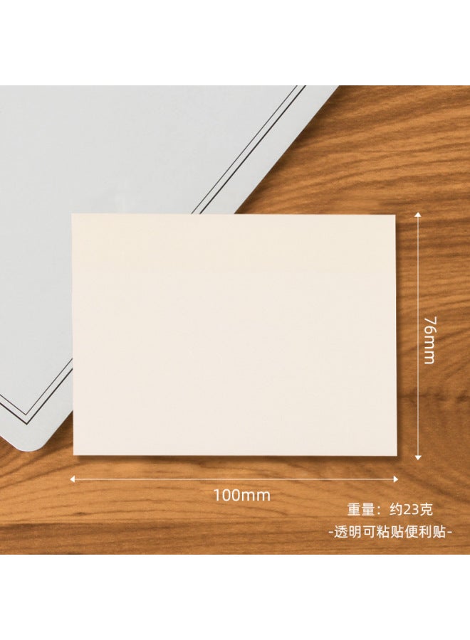 HELPS ملاحظات لاصقة شفافة للحيوانات الأليفة، علامة طلابية، أسلوب لصق المفاتيح، دفتر ملاحظات إبداعي، ملاحظة رسالة، ملصق ملاحظات - Image 1