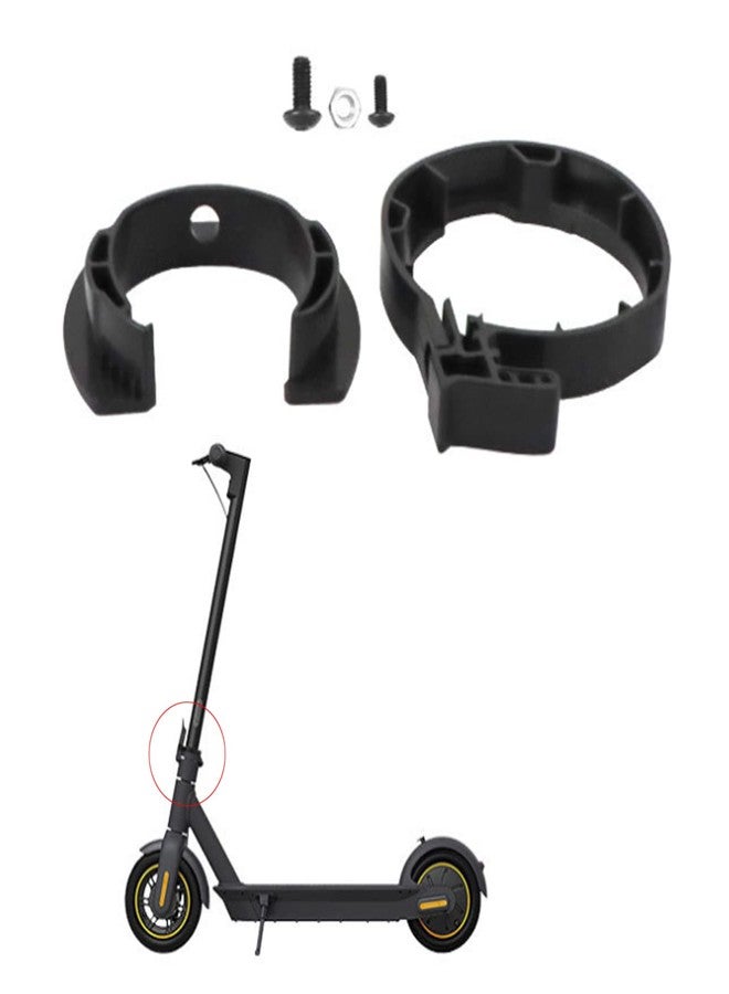 RLECS Front Round Locking Ring Folding Guard Ring for Scooter Parts, Black - Image 5