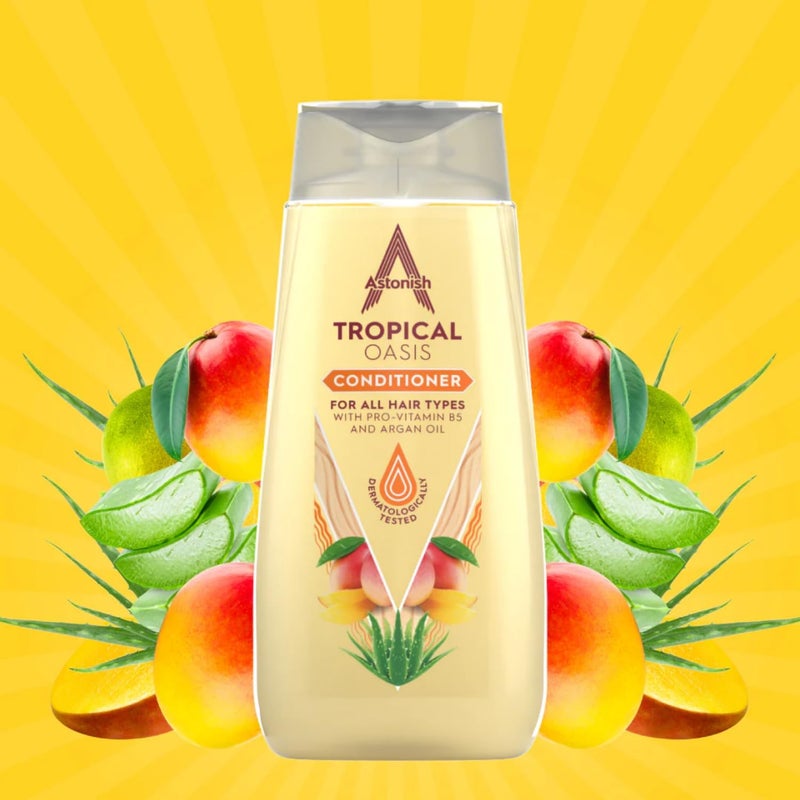 Astonish Tropical Conditioner with Argan Oil 375ml - Image 1