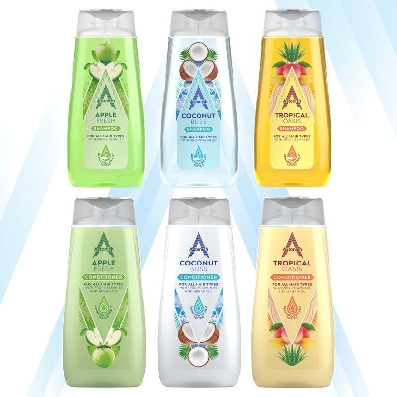 Astonish Tropical Conditioner with Argan Oil 375ml - Image 2