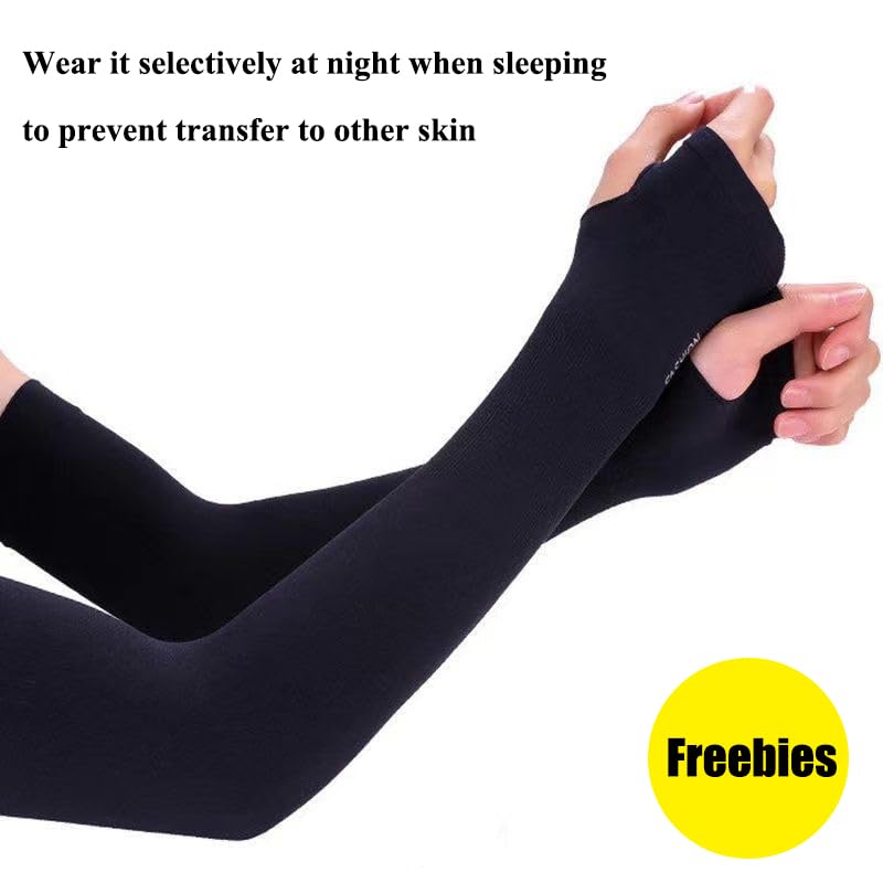 INKARTLINK Semi Permanent Tattoo, 2pcs Full Arm Large Size Art Party Tattoo, Comes With a Pair of Anti-transfer Sleeves, Lasts 7-15 Days, Waterproof and Anti-reflective (Old Man Time) - Image 5