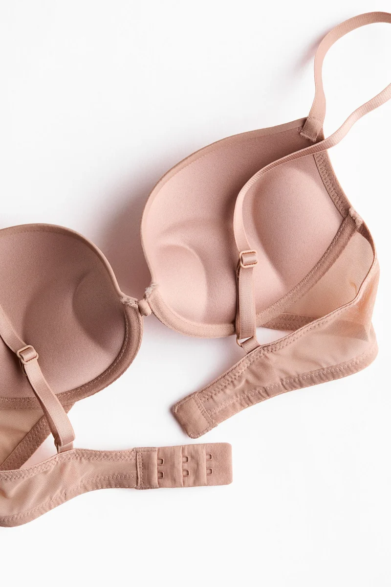 H&M  2-pack microfibre super push-up bra for Women | Best Price UAE