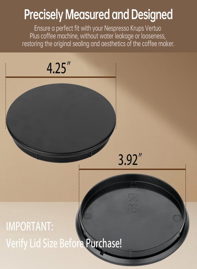 XCWT Water Tank Lid Cover Replacement for Nespresso Vertuo Plus XN9008 XN900T XN902T Coffee Machine Lid Parts Compatible with Nespresso Krups Vertuo Plus Coffee Maker - Image 2