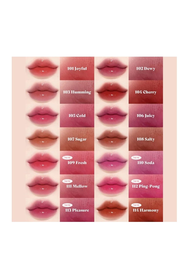 لاكا فروتي جلام تينت - شفاه مرطبة جيدًا 120 كافيين روز 4.5 جرام - Image 4