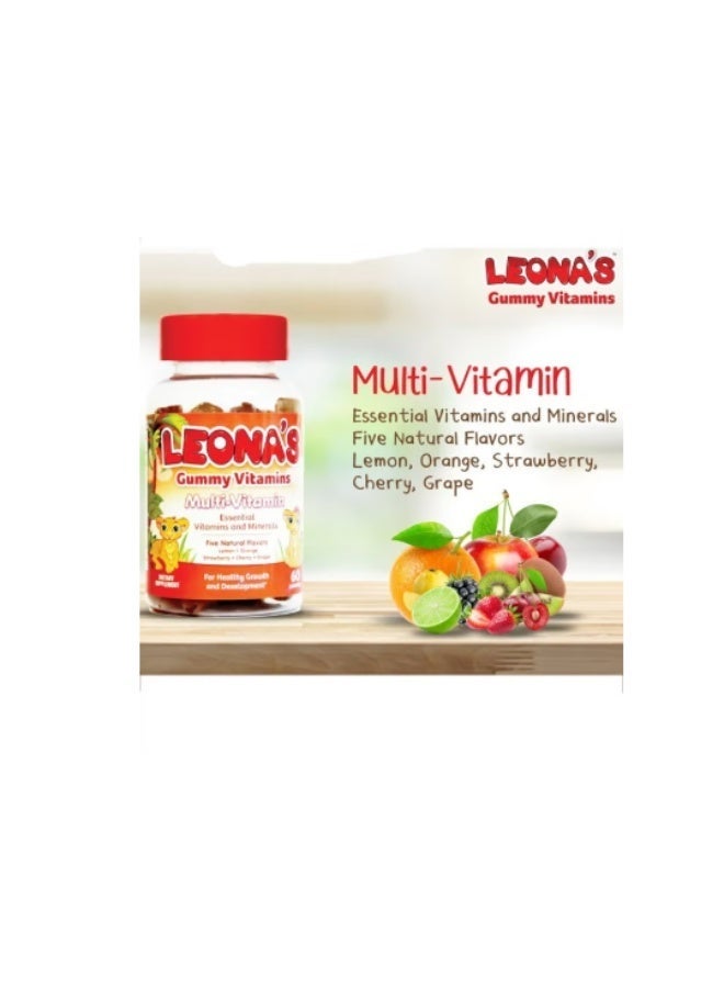 LEONAS MULTI-VITAMIN GUMMIES-60 PIECES - Image 3