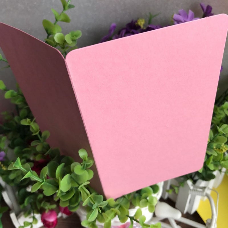 Fillet Diy Folding Greeting Card Template Blank Folding Card Hand-Painted Graffiti Cowhide White Card A Variety Of Options - Image 1