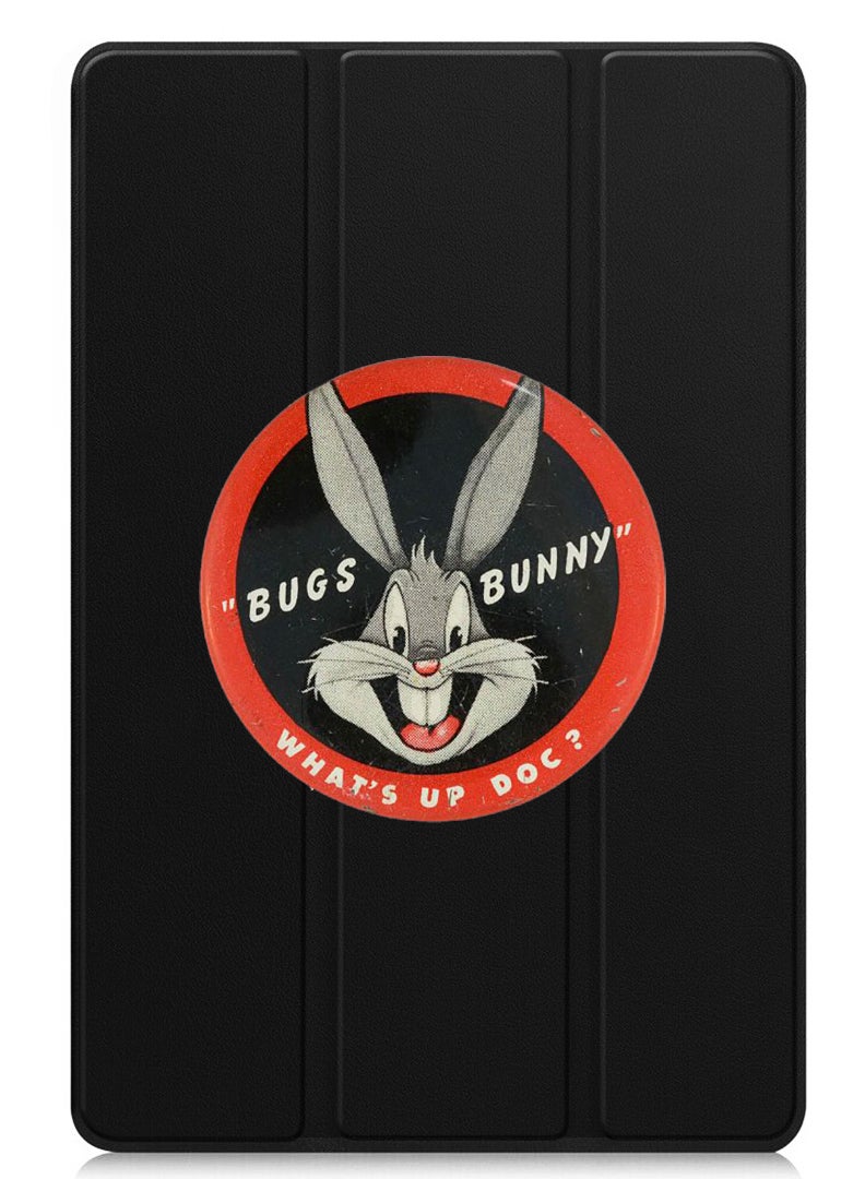 Theodor Protective Flip Case For Huawei MatePad 11.5 S (2024) With Trifold Stand Auto Wake Sleep Shockproof Cover Bugs Bunn - Image 1