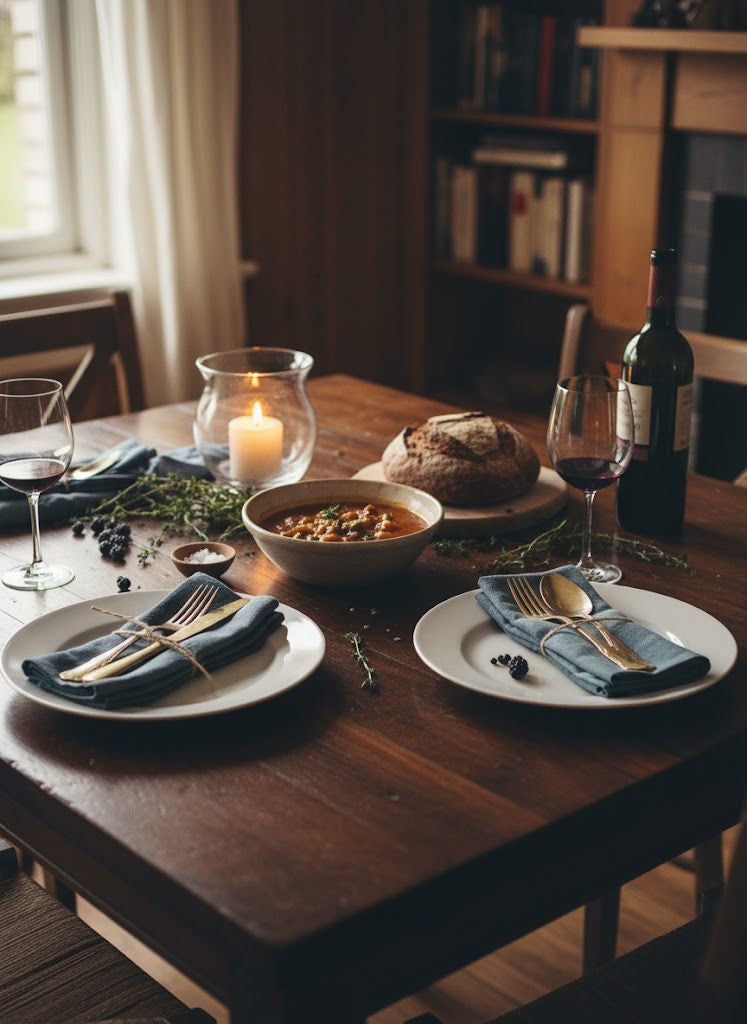 REEM 6-Piece Porcelain Dinner Plates Set White 10.5 inch - Image 3