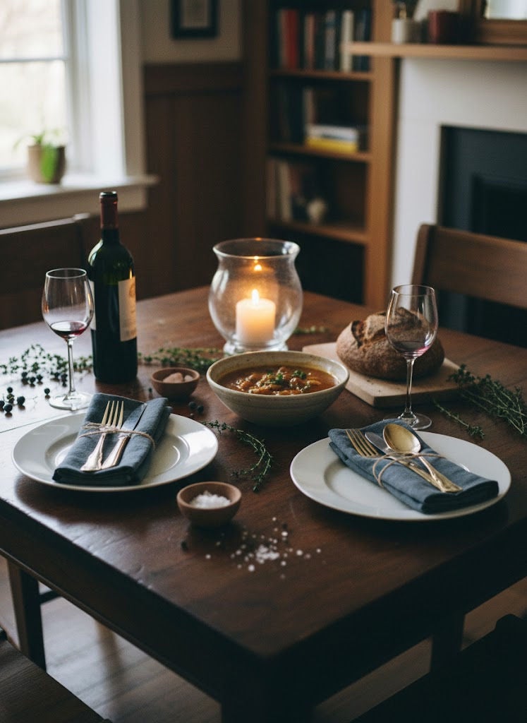 REEM 6-Piece Porcelain Dinner Plates Set White 10.5 inch - Image 2