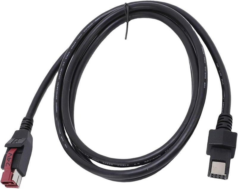 Barcode Scanner Cable Cord PVC USB Printer Cable POS Terminal Connection Line Plug and Play Ideal and Retail Staff Hospitals Warehouse Inventory Management Lightweight and - Image 4
