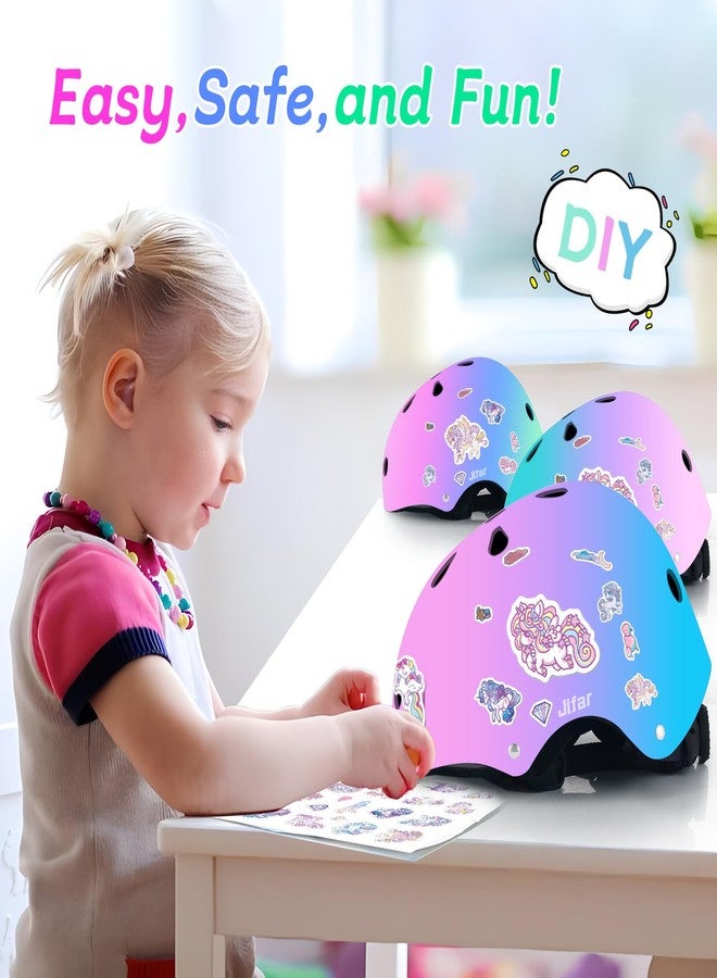 JIFAR Adjustable Bike Helmet with Knee Pad Elbow Pads Guards,Skateboard Helmet for Kids YouthToddler Boys Girls,Helmet and pads for kids 3-5-8-14+ Riding Scooter Inline skatings Longboard Roller Skate - Image 2