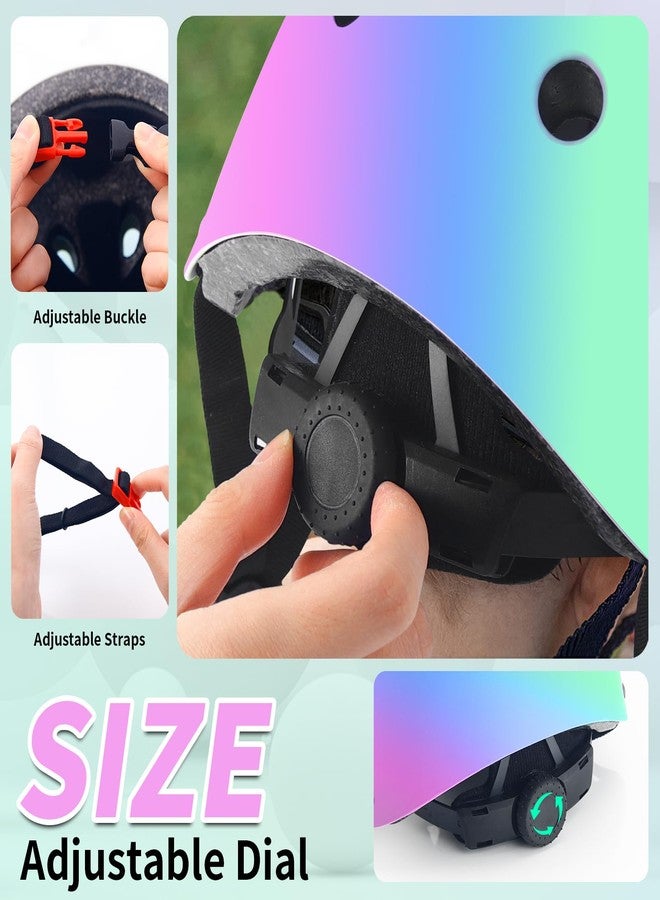 JIFAR Adjustable Bike Helmet with Knee Pad Elbow Pads Guards,Skateboard Helmet for Kids YouthToddler Boys Girls,Helmet and pads for kids 3-5-8-14+ Riding Scooter Inline skatings Longboard Roller Skate - Image 5