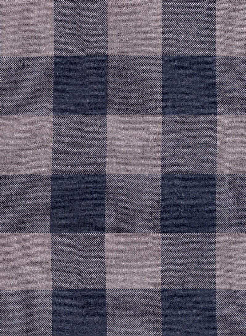 Kidabhoo Kids Pajamas Set - Blue Beige Checkered Dream 2-Piece - Image 5