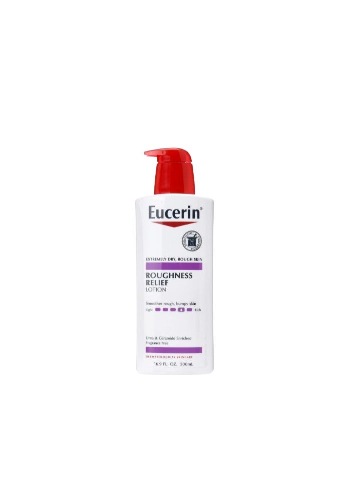 Eucerin Roughness Relief Lotion - Full Body Lotion for Extremely Dry, Rough Skin - Pump Bottle White 500ml+Natural Moisturizing Advanced Repair Cream White  - Image 4