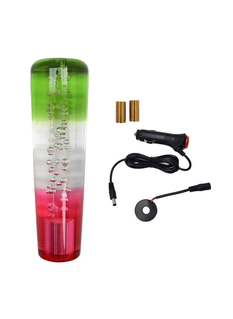 Universal Car Shift Knob Acrylic Bubble Design Shifter Gear Knob 15Cm With LED Light, Mix Color