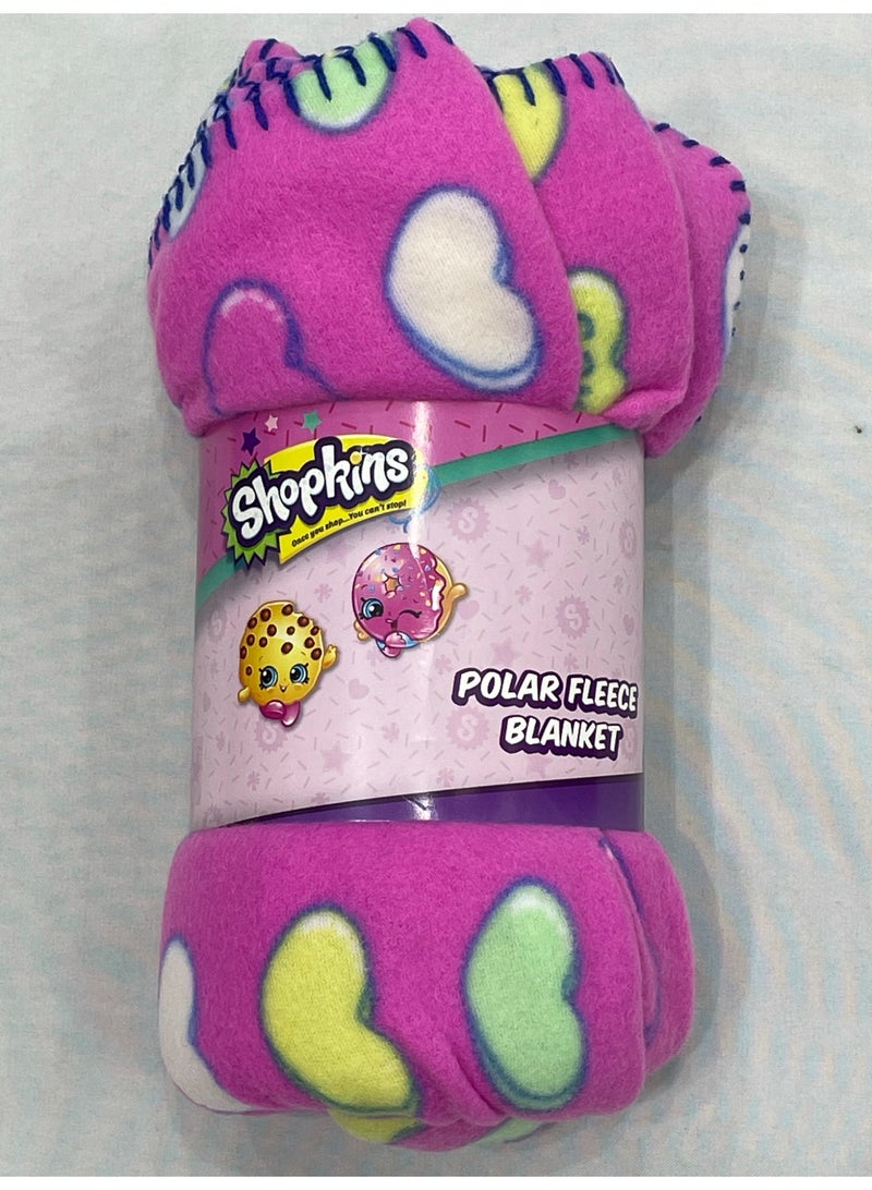 Shopkins Blanket Polar Fleece Shopkins 100x150cm NHT-BBL005 - Image 1