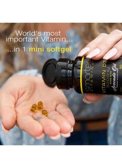 SmarterVitamins (3 Pack) Smarter Vitamin D3 5000 Iu In Avocado Oil 125Mcg 270 Mini Softgels  - Image 3