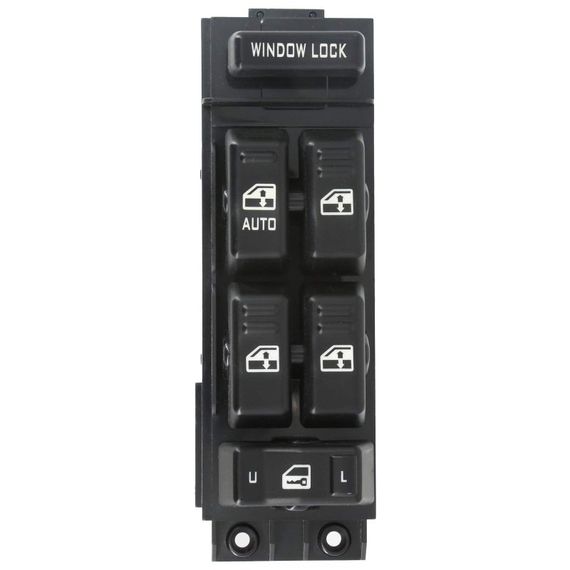 Power Window Switch Master Control Driver Side Compatible for 2000 2001 2002 Chevy Silverado Tahoe Suburban GMC Yukon XL Sierra 1500HD 2500HD 3500 02 Cadillac Escalade OE Replace 15062650