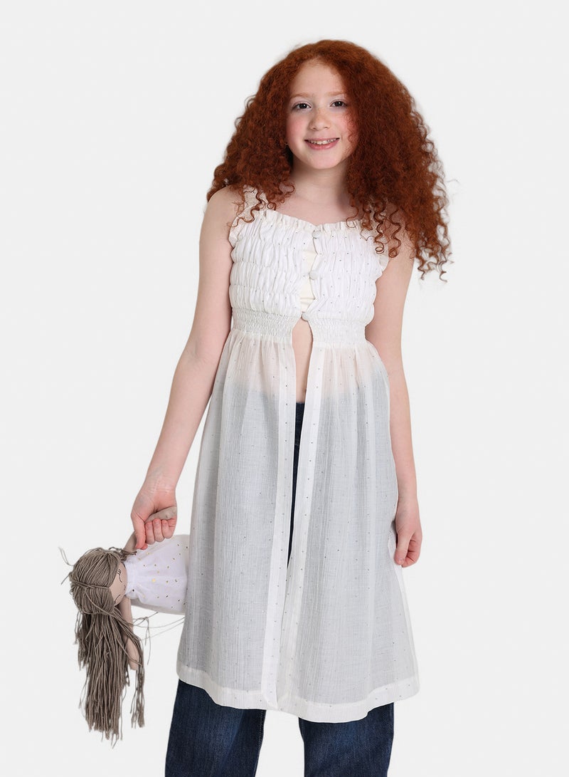 Junior Girls sleevless shirt - Image 1