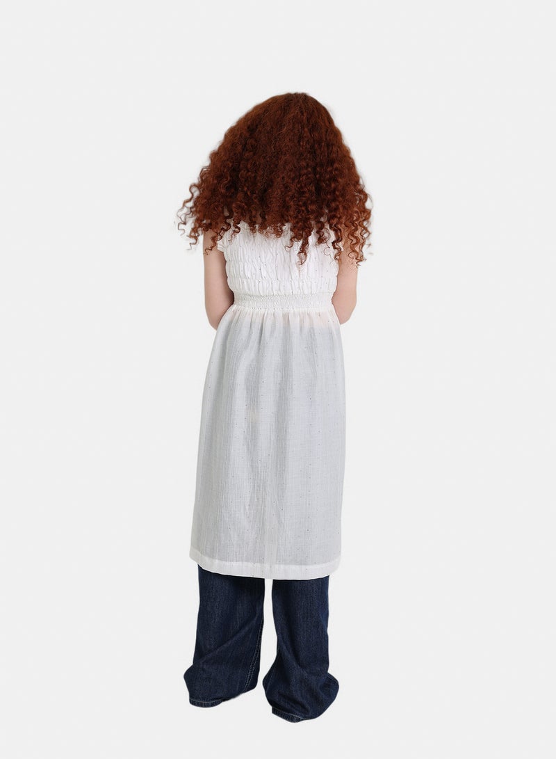 Junior Girls sleevless shirt - Image 2