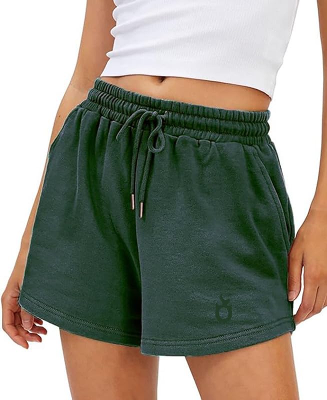 Hotfits Women's Green Casual Cotton Shorts - Relaxed Fit, Mid-Thigh Length With Adjustable Waistband and Pockets - XS - Image 2
