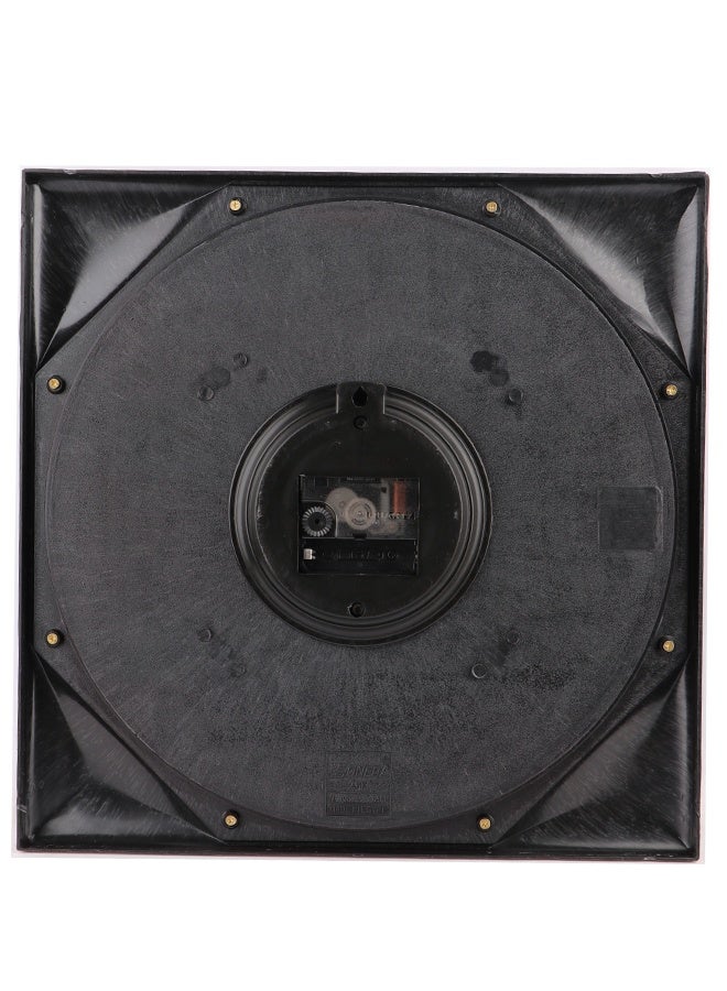 Sonera 7091 Analog Wall Clock – Modern Square Design – 33 cm – Quartz Movement – Elegant Light Blue Color – Stylish Décor for Home and Office - Image 2