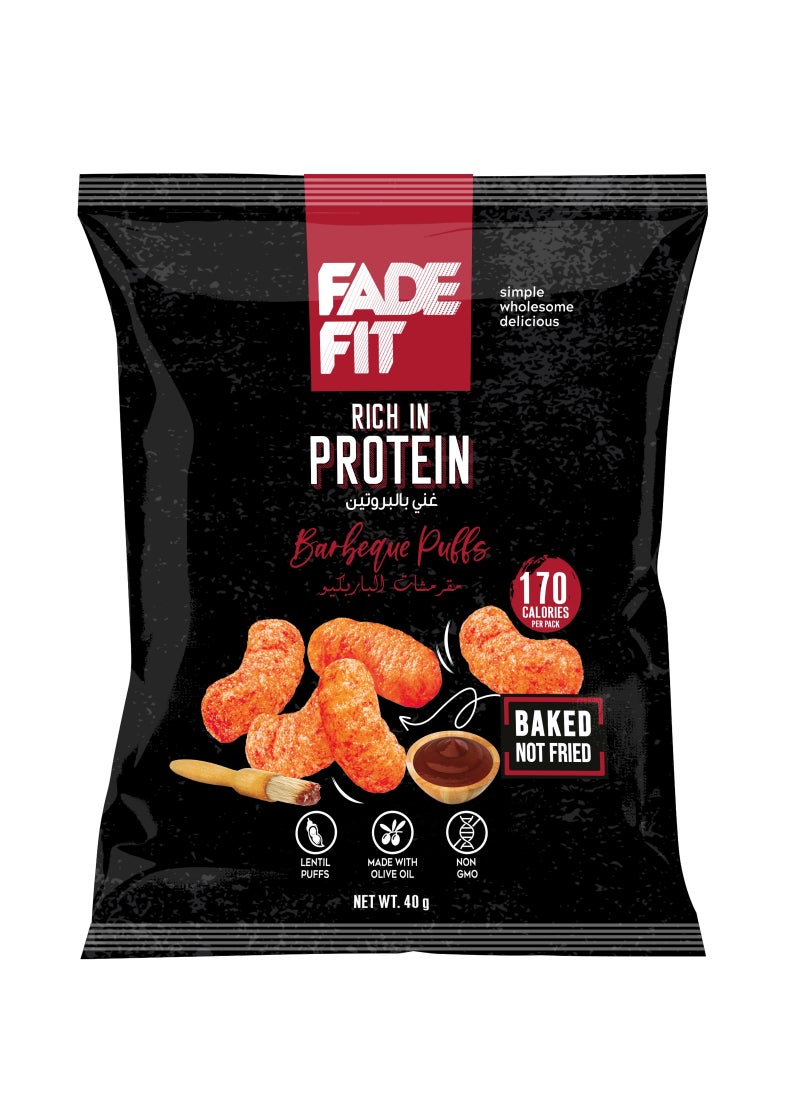 Fade Fit BBQ Protein Puffs 40g  - Image 1