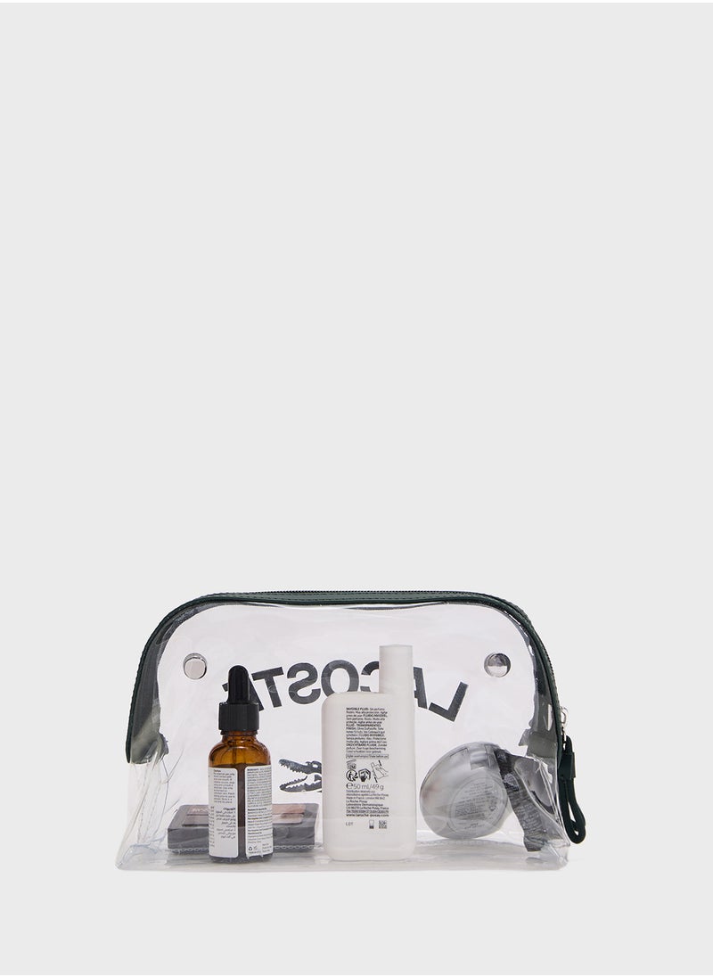 LACOSTE Essentials Canvas Zip Clutch  - Image 3