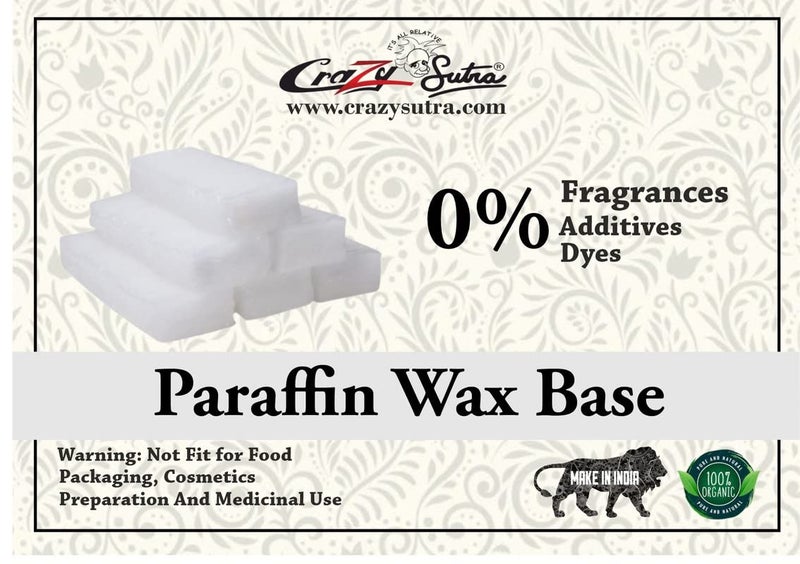 Crazy Sutra� Premium White 100% Pure Paraffin Wax (Fully Refined) | Paraffin Wax Versatile DIY Candle Making for Crafts and Industrial Use (White, 200gm) - Image 2