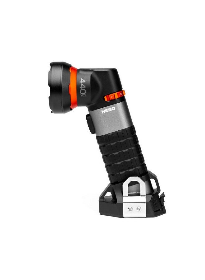 نيبو لوكستريم SL25R كشاف كوب قابل لإعادة الشحن بمدى 1/4 ميل متعددة الألوان مدمجة 7.2 × 1.5 × 2.5 انش NEB-SPT-1004-G  - Image 2