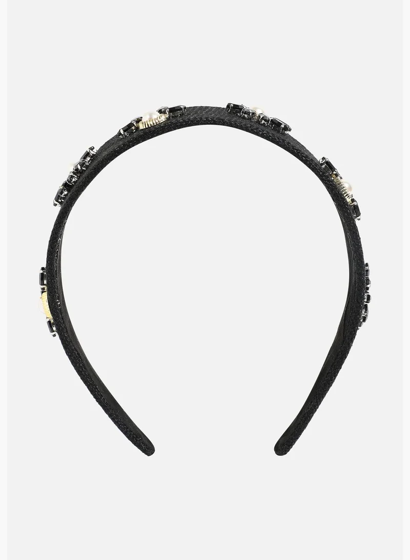 SOHI Trendy Pearls Western Wear Hair Band For Women
