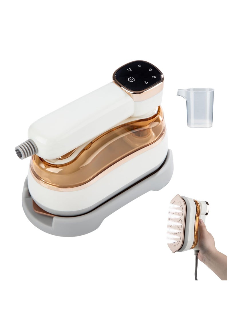 ZLH HITY - Travel Steamer Iron for Clothes, Small Size Portable Steam Iron, Steamer and Iron 2 in 1, Steam Iron Handheld, 3 Seconds Fast Heating, Suitable for Travel,Home and Dorm,Mini Steam Iron - Image 1