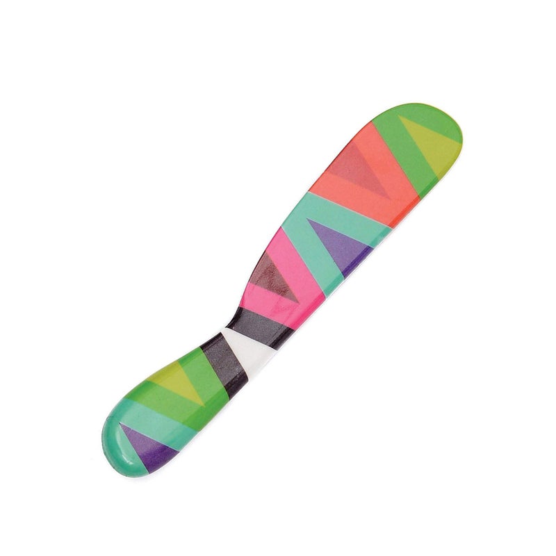 FRench Bull French Bull 6" Melamine Butter Spreader 4-Piece Set-Designer Fun Vibrant Colorful Knives for Cream Cheese, Jam, Jelly, Mayo, Frosting, Sandwich-Shatterproof BPA Free Dishwasher Safe, 6-inch, Assorted  - Image 4