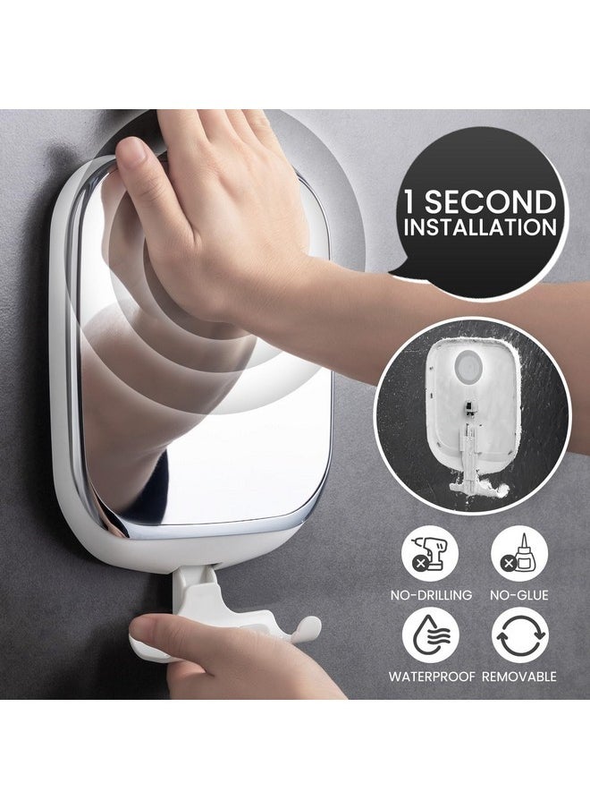 Taili - Shower Mirror Fogless For Shaving, Anti Fog Shaving Mirror No-Drilling & Removable, Fogless Mirror Shatterproof & Waterproof - Image 1