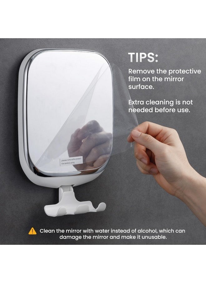 Taili - Shower Mirror Fogless For Shaving, Anti Fog Shaving Mirror No-Drilling & Removable, Fogless Mirror Shatterproof & Waterproof - Image 1