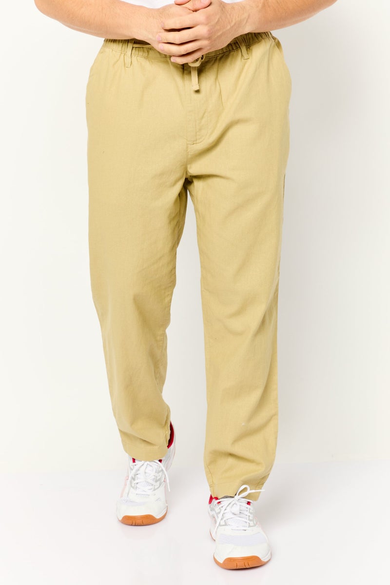 Gazzarrini سروال تشينو عادي للرجال، بيج - Image 1